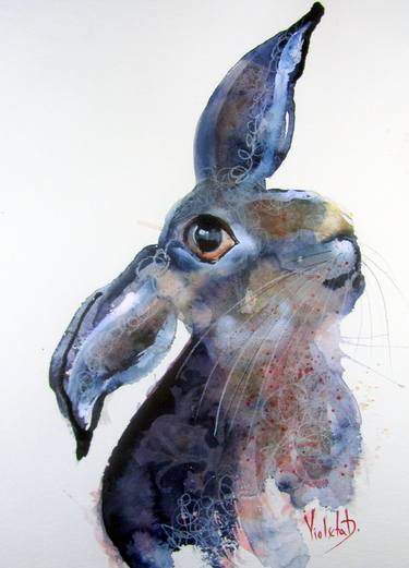 Print of Expressionism Animal Paintings by Violeta Damjanovic-Behrendt