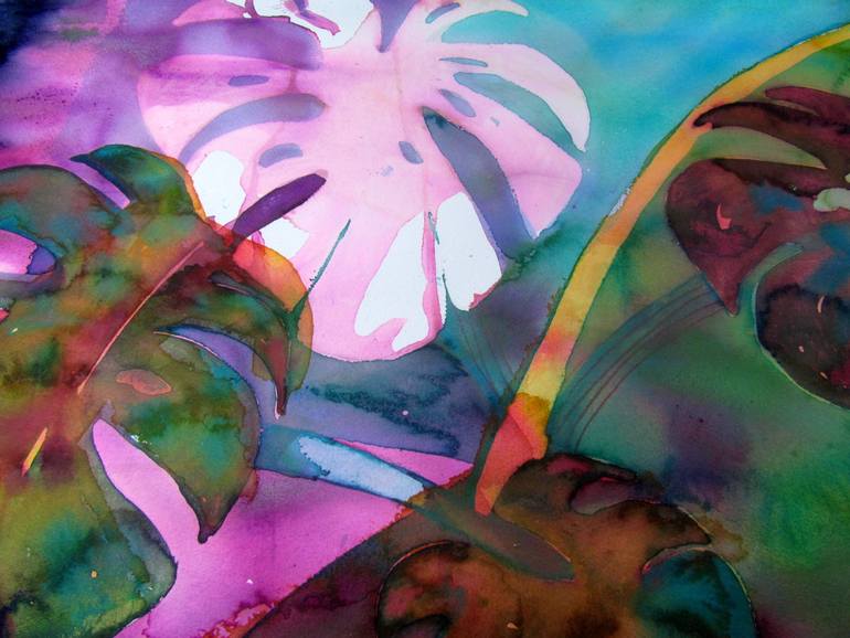Original Illustration Botanic Painting by Violeta Damjanovic-Behrendt