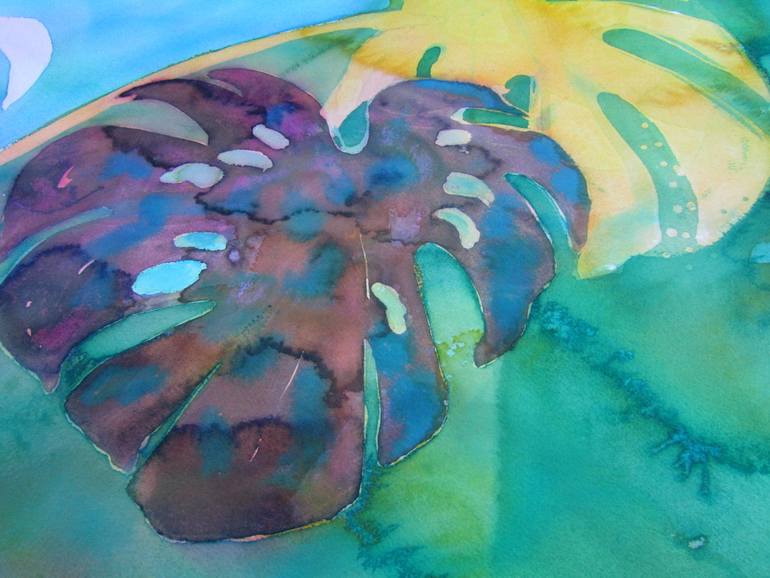 Original Illustration Botanic Painting by Violeta Damjanovic-Behrendt