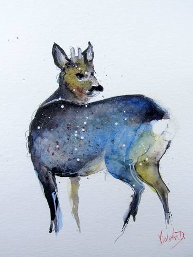 Print of Animal Paintings by Violeta Damjanovic-Behrendt