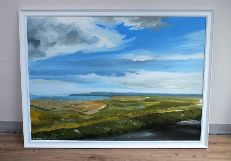 Original Documentary Landscape Painting by Lucy Fiona Morrison
