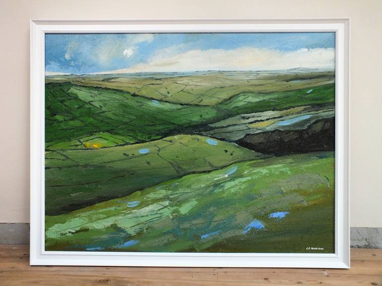 Original Documentary Landscape Painting by Lucy Fiona Morrison