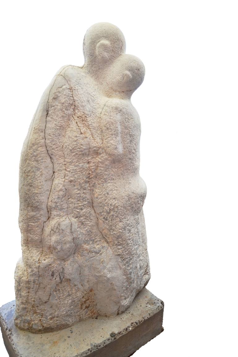 Original Figurative Love Sculpture by Claude Montes