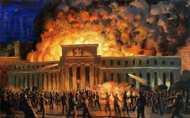 The Federal Reserve Bank in Flames thumb