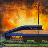 Citibank in Flames by Alex Schaefer