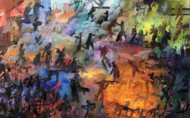 Original Expressionism People Paintings by Alex Schaefer