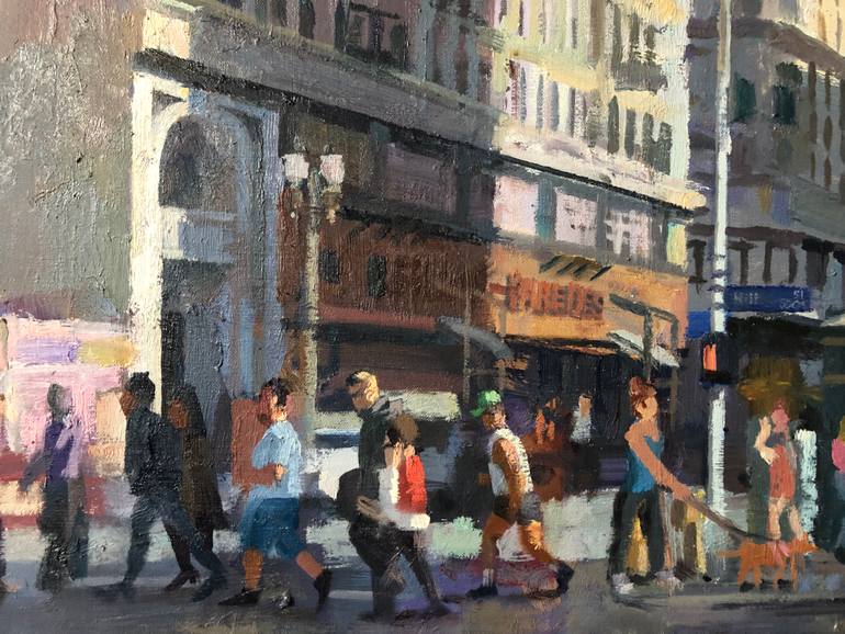 Original Expressionism Cities Painting by Alex Schaefer
