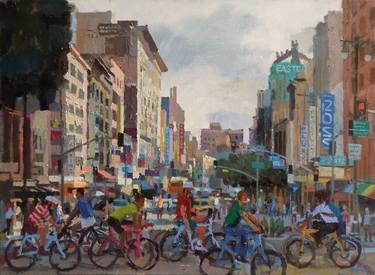 Original Impressionism Cities Paintings by Alex Schaefer