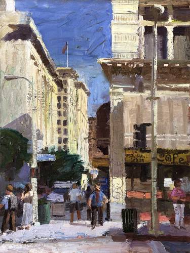 Original Expressionism Cities Paintings by Alex Schaefer