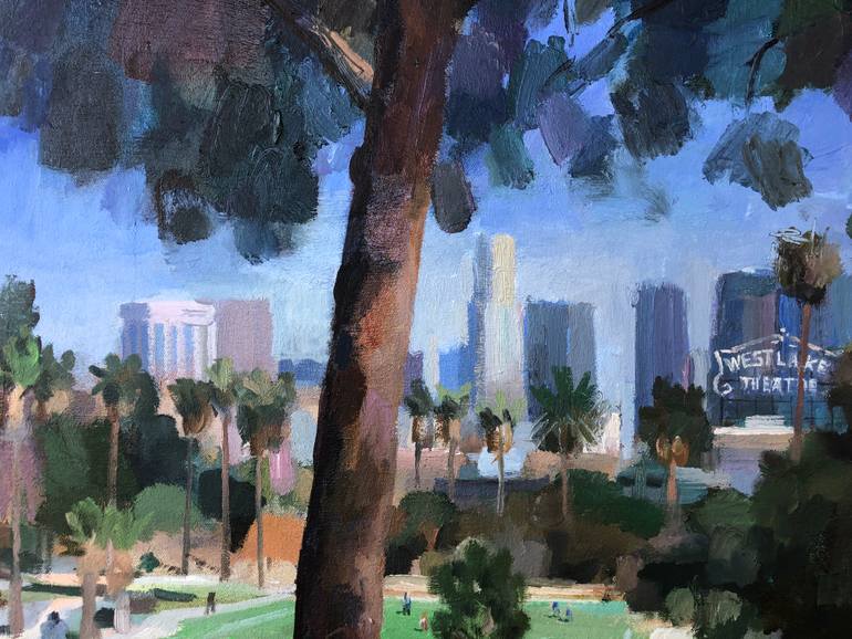 Original Expressionism Cities Painting by Alex Schaefer