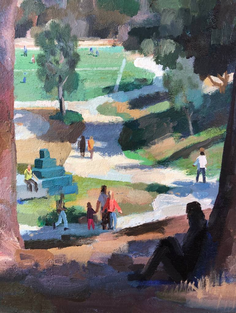 Original Expressionism Cities Painting by Alex Schaefer