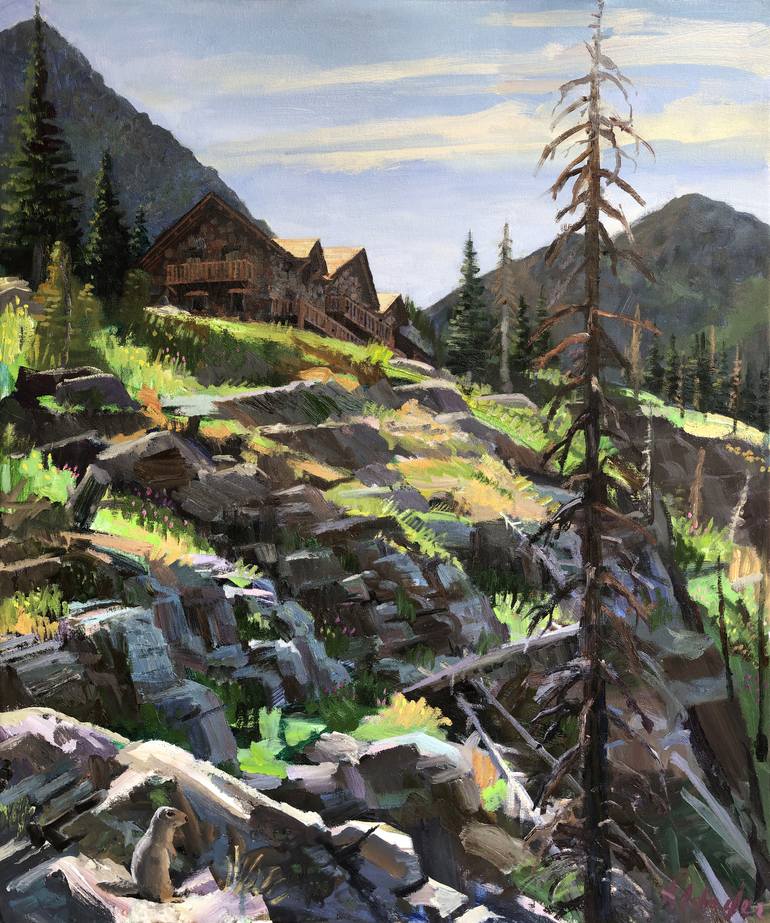 Print of Impressionism Landscape Paintings by Alex Schaefer
