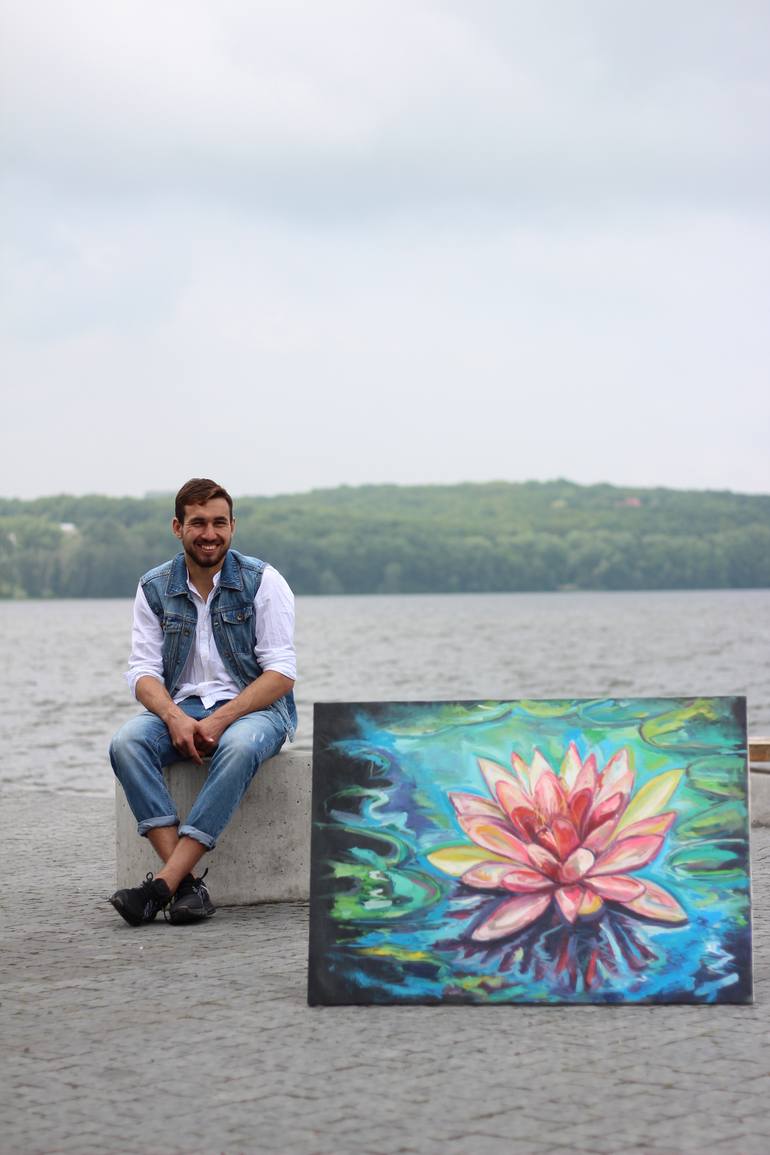 Original Abstract Nature Painting by Nazar Tuvakov