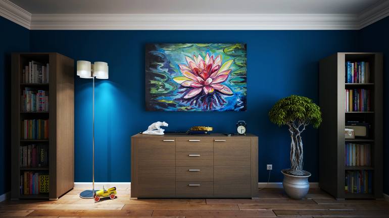 Original Abstract Nature Painting by Nazar Tuvakov
