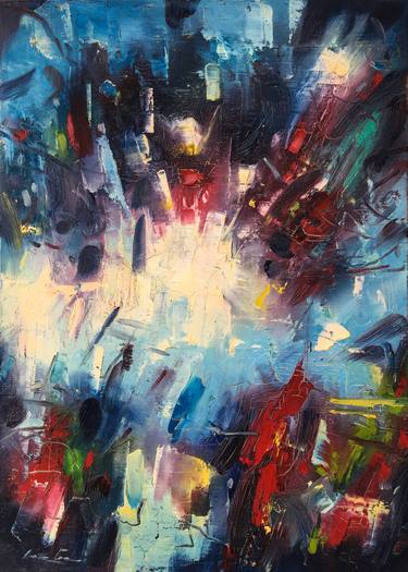 Original Abstract Expressionism Abstract Paintings by Nazar Tuvakov