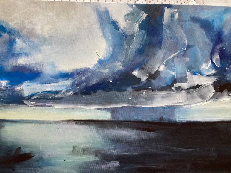 Original Abstract Landscape Painting by Nazar Tuvakov