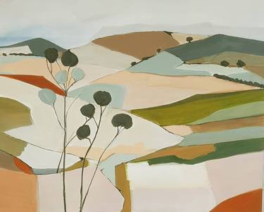 Original Abstract Landscape Paintings by Brenda Meynell