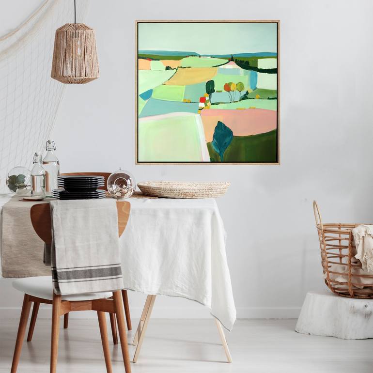 Original Abstract Landscape Painting by Brenda Meynell