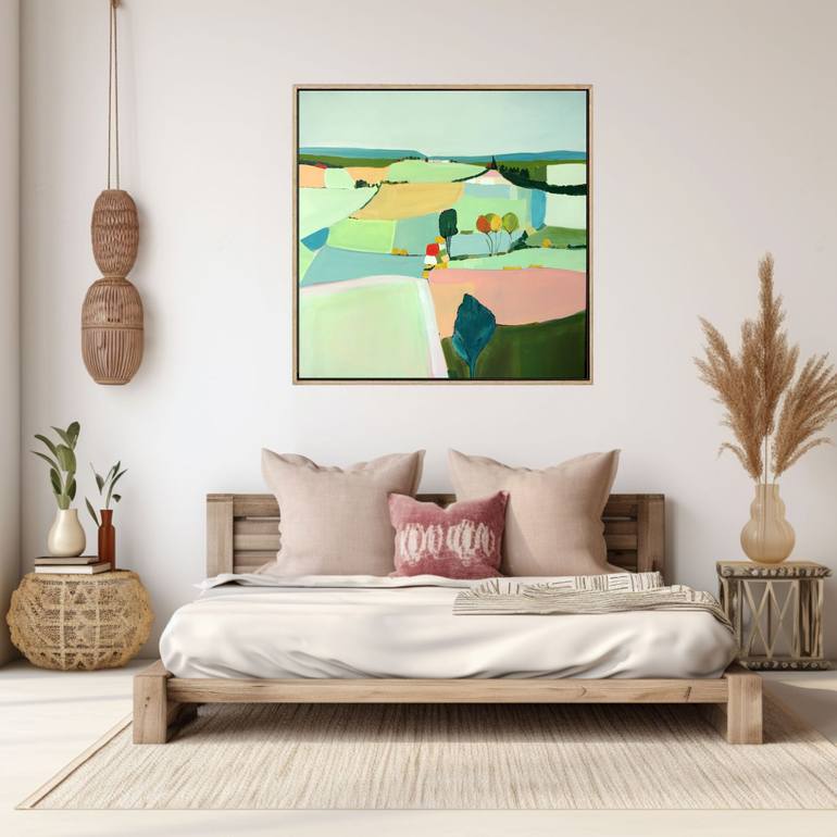 Original Abstract Landscape Painting by Brenda Meynell