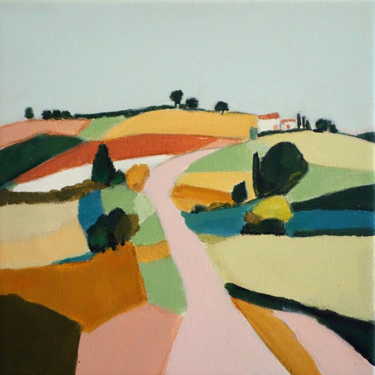 Original Abstract Landscape Painting by Brenda Meynell