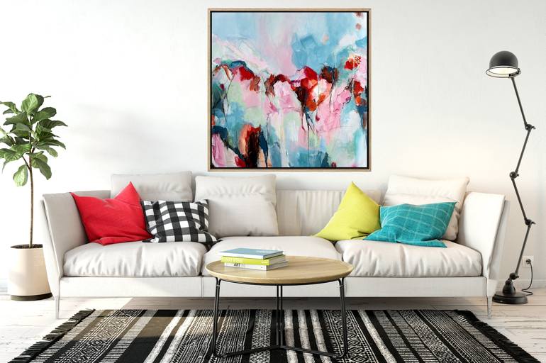 Original Abstract Expressionism Abstract Painting by Brenda Meynell