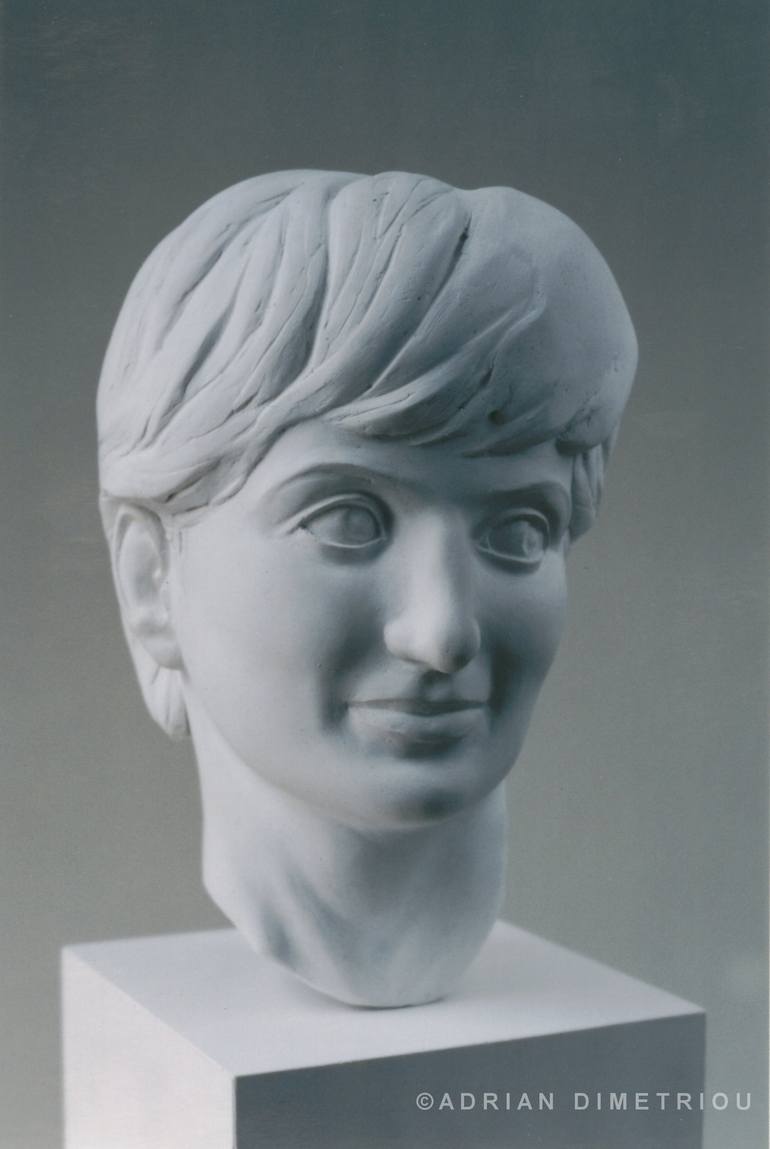 Original Figurative Celebrity Sculpture by Adrian DiMetriou