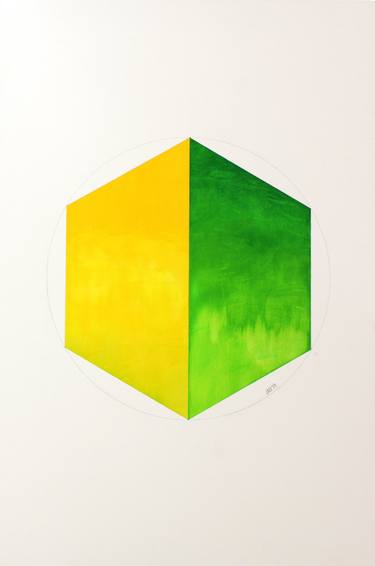 Print of Geometric Paintings by Jau Goh