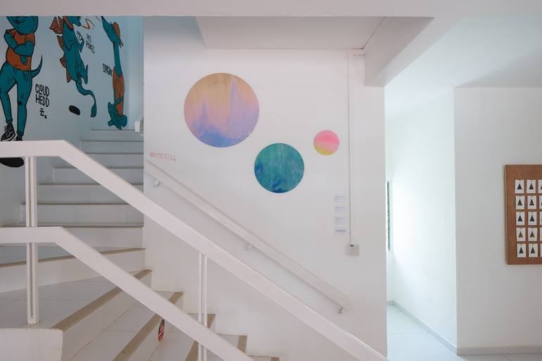 Original Abstract Expressionism Abstract Painting by Jau Goh