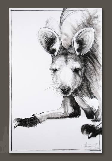 Original Figurative Animal Drawings by Michael Chorney