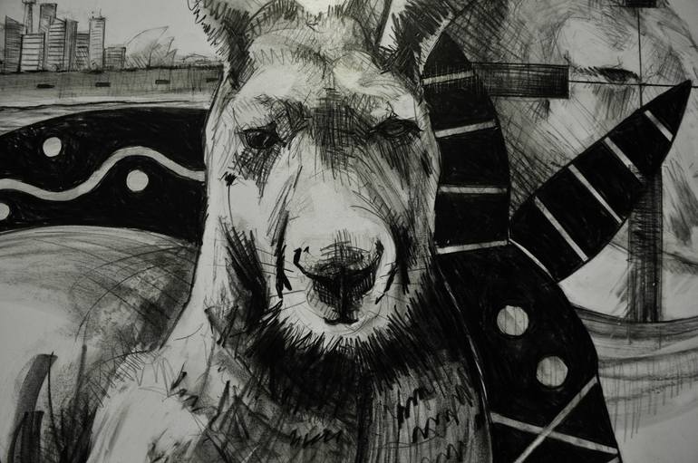 Original Figurative Animal Drawing by Michael Chorney