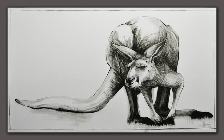 Original Animal Drawing by Michael Chorney