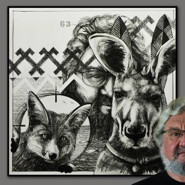Print of Expressionism Animal Drawings by Michael Chorney