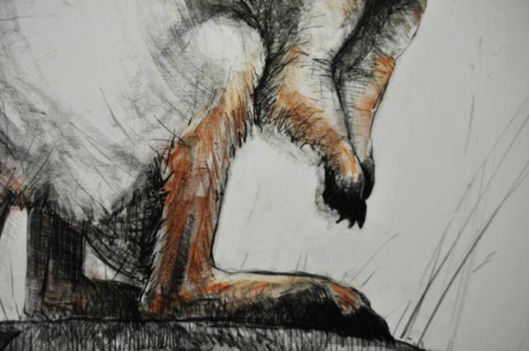 Original Figurative Animal Drawing by Michael Chorney