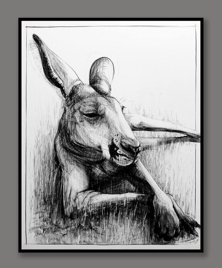 Original Figurative Animal Drawing by Michael Chorney