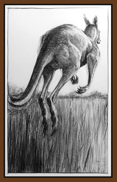 Original Figurative Animal Drawings by Michael Chorney