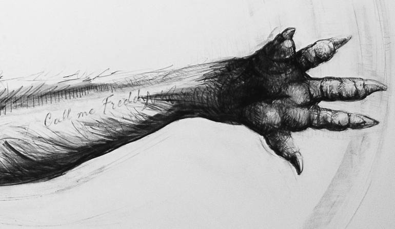 Original Figurative Animal Drawing by Michael Chorney