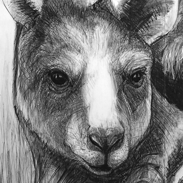 Original Expressionism Animal Drawing by Michael Chorney