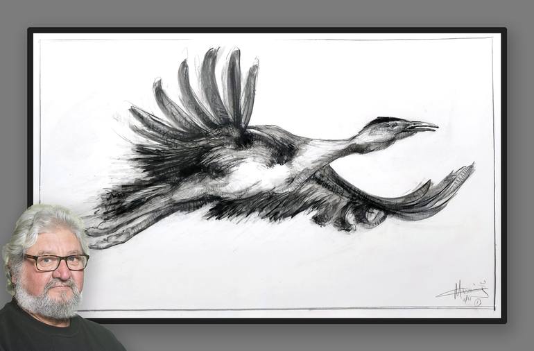 Original Animal Drawing by Michael Chorney