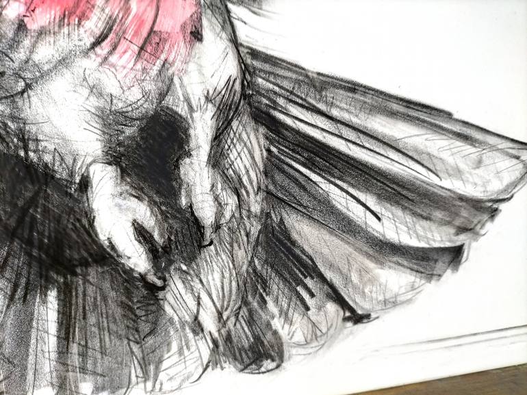 Original Expressionism Animal Drawing by Michael Chorney