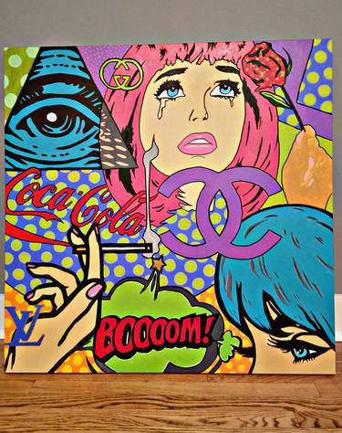 Original Abstract Popular culture Painting by Brian Collins