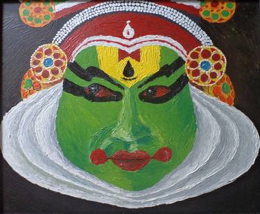 Original Abstract Classical mythology Paintings by Narayanan Namboothiri