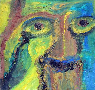 Print of Abstract Expressionism Portrait Paintings by Ganesh Bhat