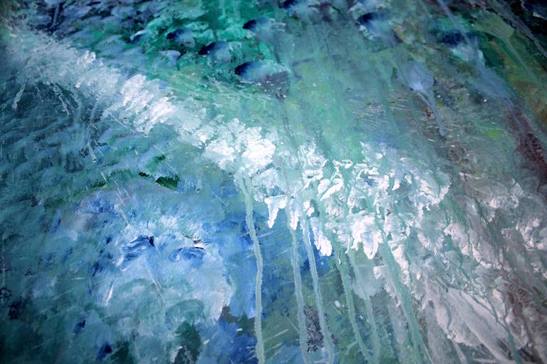 Original Abstract Expressionism Nature Painting by Ganesh Bhat