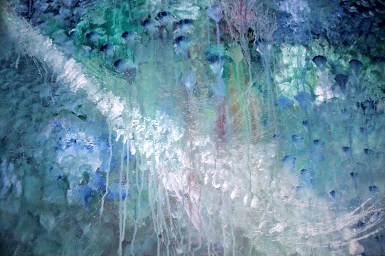 Original Abstract Expressionism Nature Painting by Ganesh Bhat