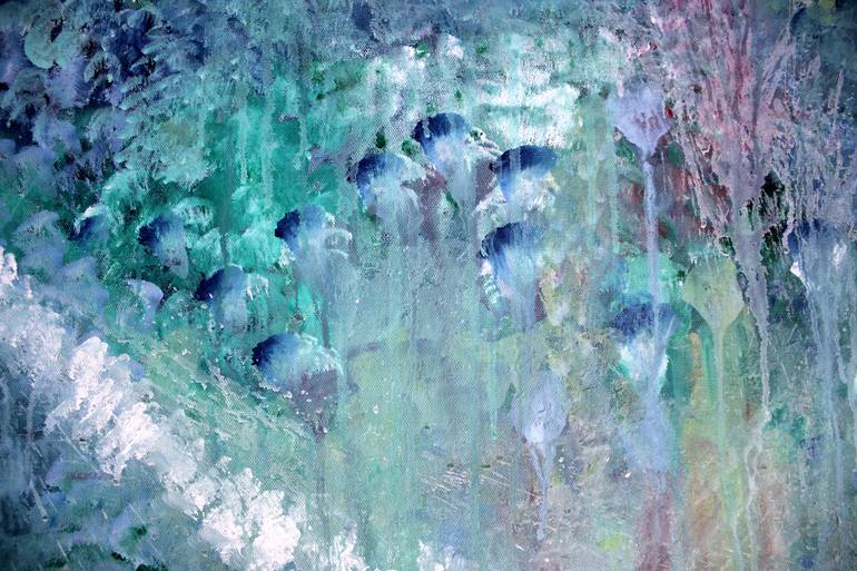 Original Abstract Expressionism Nature Painting by Ganesh Bhat