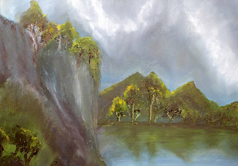 Original Conceptual Nature Painting by Ganesh Bhat