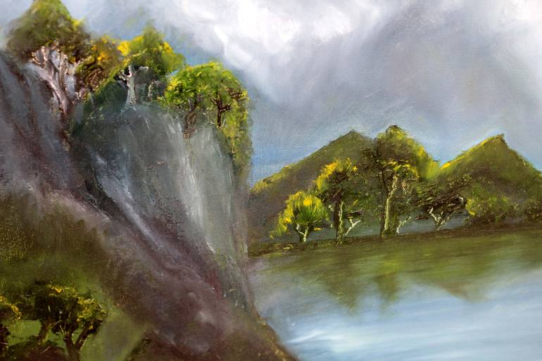 Original Conceptual Nature Painting by Ganesh Bhat