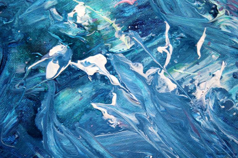 Original Abstract Expressionism Abstract Painting by Ganesh Bhat
