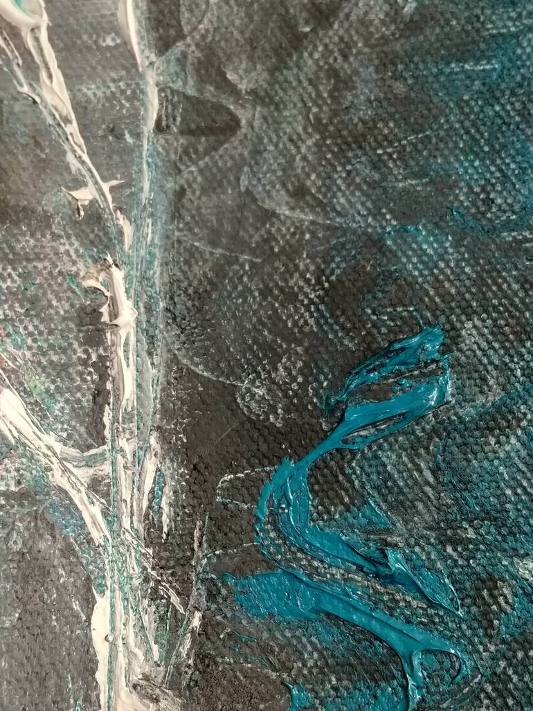 Original Abstract Expressionism Abstract Painting by Ganesh Bhat