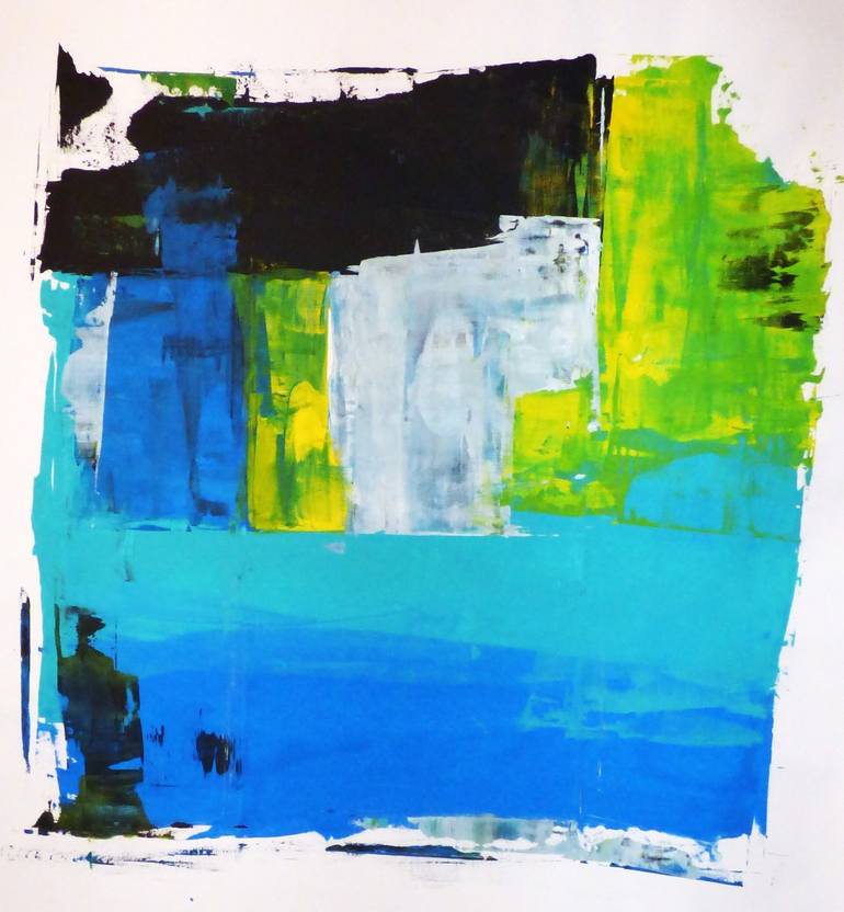 Original Minimalism Abstract Painting by Floria Rey